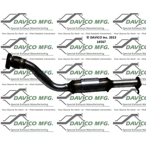 Davico Direct Fit Catalytic Converter and Pipe Assembly for 2002 Pontiac Grand Prix - 16567