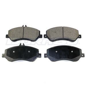 DuraGo Premium Semi Metallic Front Disc Brake Pads for Mercedes-Benz - BP1406MS