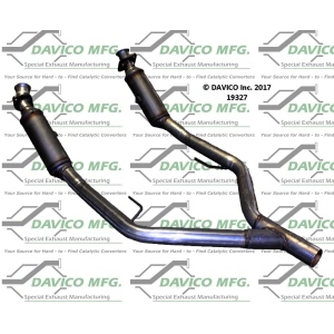 Davico Direct Fit Catalytic Converter and Pipe Assembly for 2005 Ford Mustang - 19327