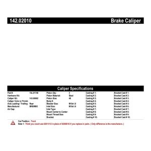 Centric Posi Quiet™ Loaded Brake Caliper for 1985 Alfa Romeo GTV-6 - 142.02010