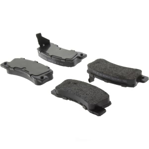 Centric Posi Quiet™ Extended Wear Semi-Metallic Rear Disc Brake Pads for Lexus ES250 - 106.03250