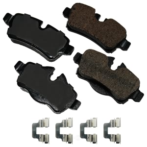 Akebono EURO™ Ultra-Premium Ceramic Rear Disc Brake Pads for 2010 Mini Cooper - EUR1309A