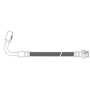 Centric Rear Passenger Side Brake Hose for Dodge Journey - 150.67421