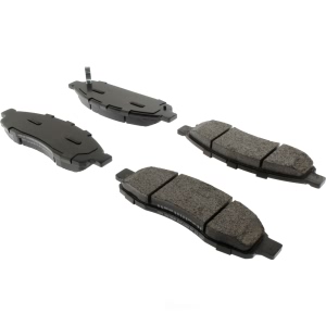 Centric Posi Quiet™ Extended Wear Semi-Metallic Front Disc Brake Pads for 2005 Nissan Armada - 106.11830