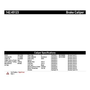 Centric Posi Quiet™ Loaded Brake Caliper for Mazda MX-5 Miata - 142.45123
