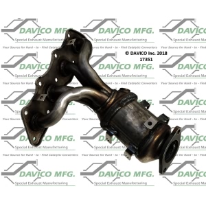 Davico Exhaust Manifold with Integrated Catalytic Converter for 2013 Hyundai Accent - 17351