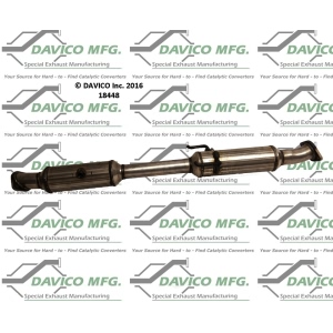 Davico Direct Fit Catalytic Converter and Pipe Assembly for 2011 Kia Optima - 18448