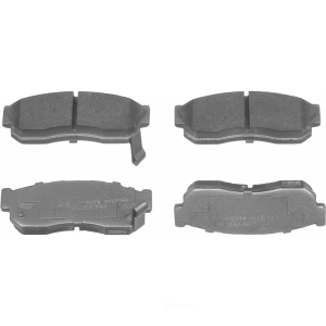 Wagner ThermoQuiet Semi-Metallic Disc Brake Pad Set for 1987 Nissan Pulsar NX - MX275