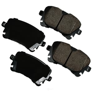 Akebono Euro™ Ultra-Premium Ceramic Brake Pads for 2014 Audi S4 - EUR1018