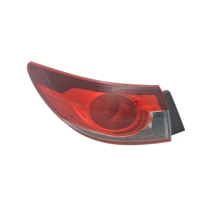 TYC Driver Side Outer Replacement Tail Light for 2017 Mazda 6 - 11-6580-00-9