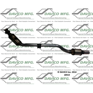 Davico Direct Fit Catalytic Converter and Pipe Assembly for 2007 Mercedes-Benz C280 - 18415