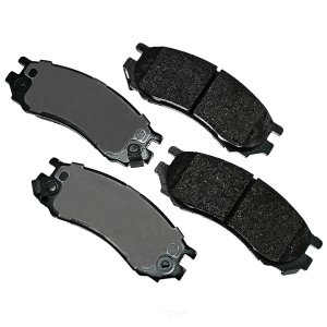 Akebono Pro-ACT™ Ultra-Premium Ceramic Front Disc Brake Pads for 2001 Saturn SL - ACT728