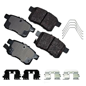 Akebono Pro-ACT™ Ultra-Premium Ceramic Rear Disc Brake Pads for 2012 Acura TSX - ACT1336A