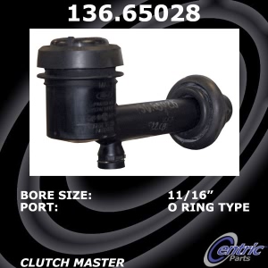 Centric Premium Clutch Master Cylinder for 2010 Ford F-350 Super Duty - 136.65028