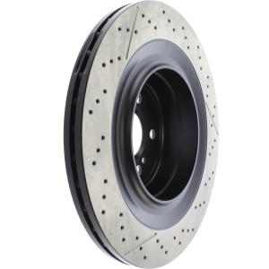 Centric SportStop Drilled and Slotted 1-Piece Rear Brake Rotor for 2015 Mercedes-Benz E63 AMG - 127.35121