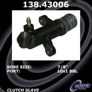 Centric Premium Clutch Slave Cylinder for Isuzu Rodeo - 138.43006