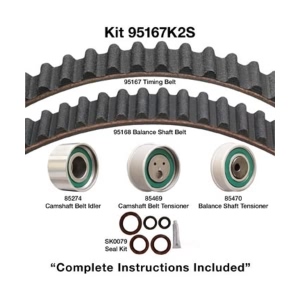 Dayco Timing Belt Kit With Seals for Eagle Talon - 95167K2S