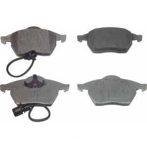 Wagner Thermoquiet Semi Metallic Front Disc Brake Pads for 1992 Audi 100 - MX555