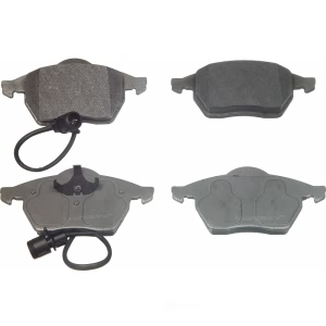 Wagner Thermoquiet Semi Metallic Front Disc Brake Pads for 1993 Audi 100 - MX555