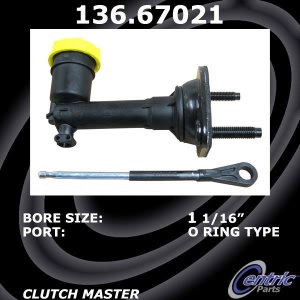 Centric Premium Clutch Master Cylinder for 2008 Dodge Ram 3500 - 136.67021