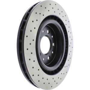 Centric SportStop Drilled 1-Piece Front Brake Rotor for 2003 Jaguar XKR - 128.20020