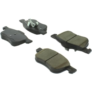 Centric Posi Quiet™ Extended Wear Semi-Metallic Front Disc Brake Pads for Volvo S60 - 106.07940
