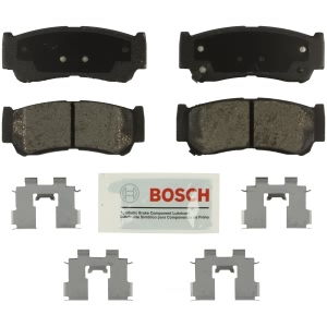 Bosch Blue™ Semi-Metallic Rear Disc Brake Pads for 2009 Hyundai Santa Fe - BE1297H