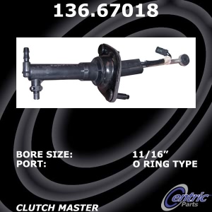 Centric Premium Clutch Master Cylinder for 2000 Dodge Ram 3500 Van - 136.67018