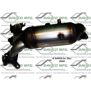 Davico Exhaust Manifold with Integrated Catalytic Converter for 2010 Dodge Avenger - 19263