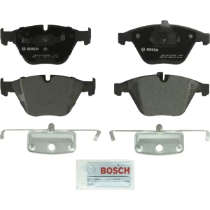 Bosch QuietCast™ Premium Organic Front Disc Brake Pads for 2005 BMW 525i - BP918