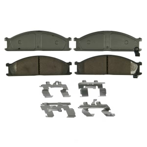 Wagner ThermoQuiet™ Ceramic Front Disc Brake Pads for 1990 Nissan D21 - QC333