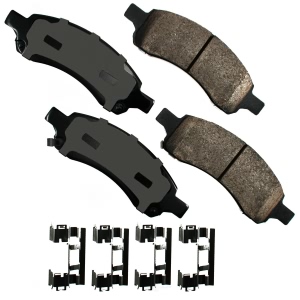 Akebono Pro-ACT™ Ultra-Premium Ceramic Front Disc Brake Pads for 2015 Buick Enclave - ACT1169A