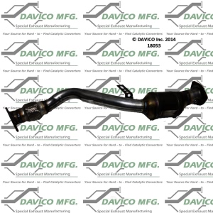 Davico Direct Fit Catalytic Converter and Pipe Assembly for 2001 Audi A8 Quattro - 18053
