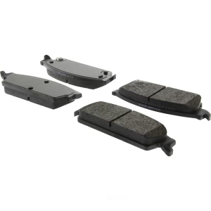 Centric Posi Quiet™ Extended Wear Semi-Metallic Rear Disc Brake Pads for 2007 Chevrolet Avalanche - 106.11940