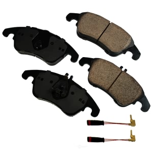 Akebono EURO™ Ultra-Premium Ceramic Front Disc Brake Pads for 2014 Mercedes-Benz E350 - EUR1342