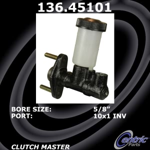 Centric Premium Clutch Master Cylinder for Mazda - 136.45101