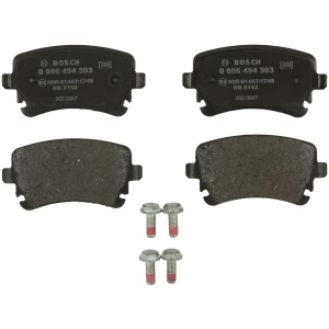 Bosch EuroLine™ Semi-Metallic Rear Disc Brake Pads for Audi S6 - 0986494303