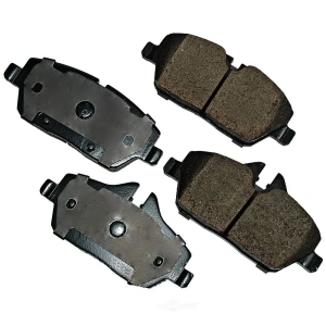 Akebono EURO™ Ultra-Premium Ceramic Front Disc Brake Pads for 2013 Mini Cooper - EUR1308