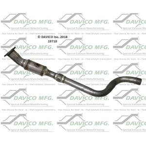 Davico Direct Fit Catalytic Converter and Pipe Assembly for 2016 Dodge Challenger - 19710