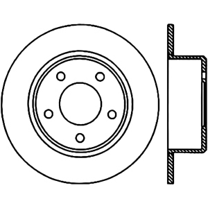 Centric Premium™ Brake Rotor for 2020 Chrysler 300 - 125.63060