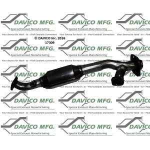 Davico Direct Fit Catalytic Converter and Pipe Assembly for 2008 Lexus GX470 - 17309