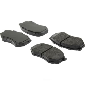 Centric Posi Quiet™ Extended Wear Semi-Metallic Front Disc Brake Pads for 1986 Dodge Conquest - 106.03890