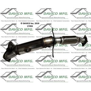 Davico Direct Fit Catalytic Converter and Pipe Assembly for 2010 Volvo S80 - 17494