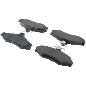 Centric Posi Quiet™ Extended Wear Semi-Metallic Rear Disc Brake Pads for Mitsubishi Diamante - 106.07240