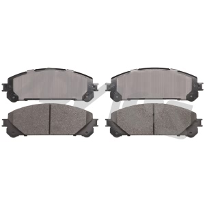 Advics Ultra-Premium™ Ceramic Front Disc Brake Pads for 2018 Toyota Highlander - AD1324