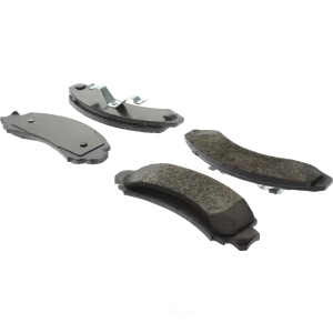 Centric Posi Quiet™ Extended Wear Semi-Metallic Front Disc Brake Pads for 1992 Mazda Navajo - 106.03870