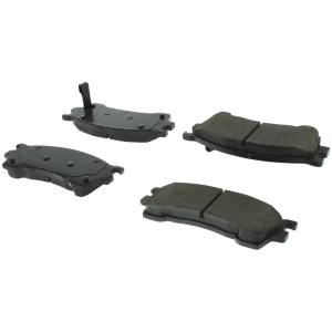 Centric Posi Quiet™ Extended Wear Semi-Metallic Front Disc Brake Pads for 1993 Mazda MX-6 - 106.06370