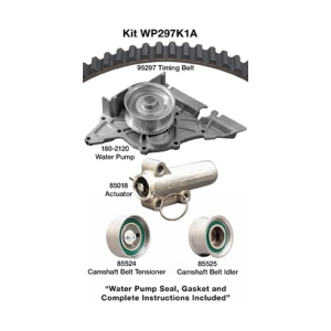 Dayco Timing Belt Kit With Water Pump for 2000 Audi A4 Quattro - WP297K1A