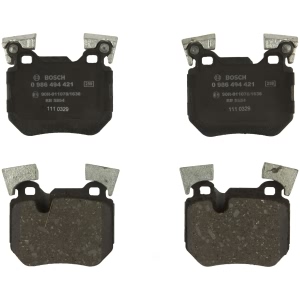 Bosch EuroLine™ Semi-Metallic Rear Disc Brake Pads for BMW 135is - 0986494421