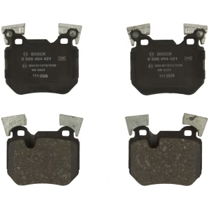 Bosch EuroLine™ Semi-Metallic Rear Disc Brake Pads for 2009 BMW 135i - 0986494421